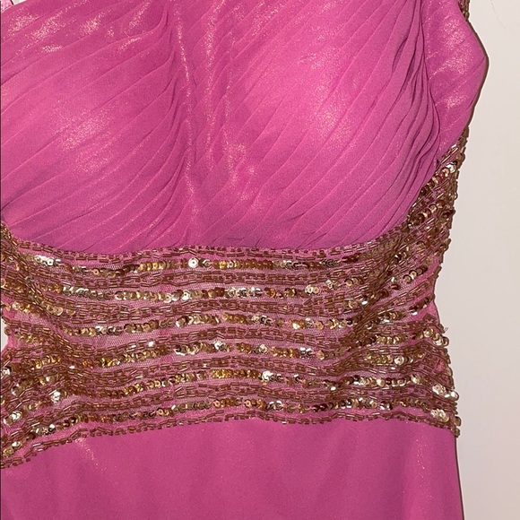 Pink and Gold Prom/Formal Dress - Picture 3 of 12